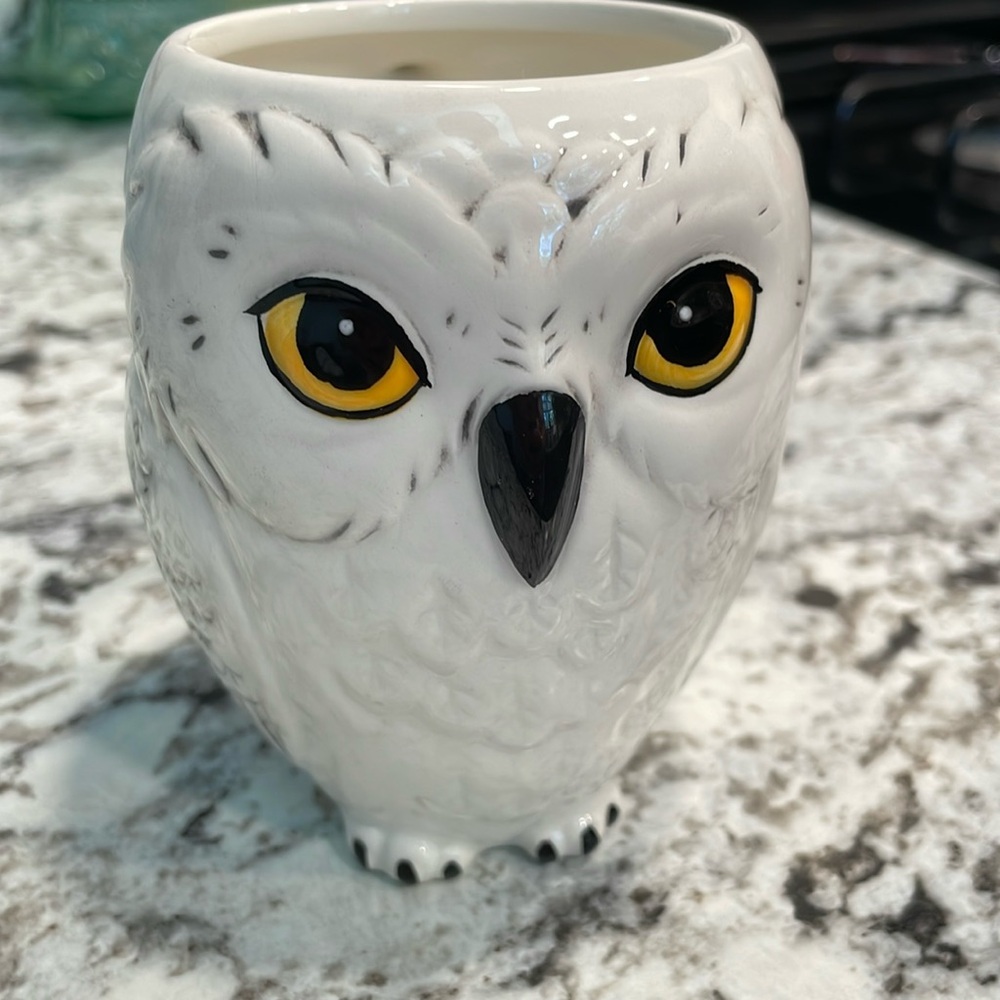 Hedwig Ceramic mug. Displayed only, never used, Hand washed only.